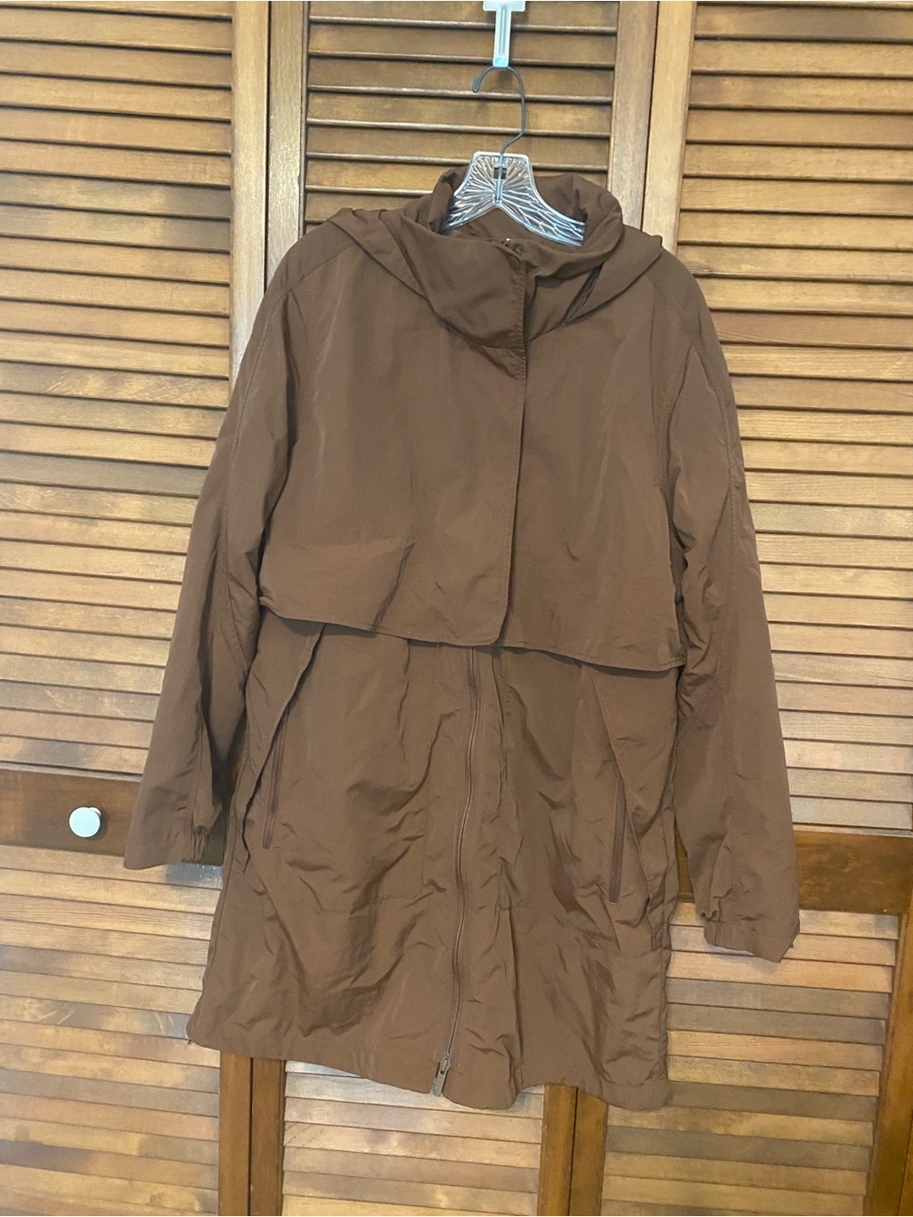 Lululemon Always Effortless Long Jacket Roasted Brown Size 10